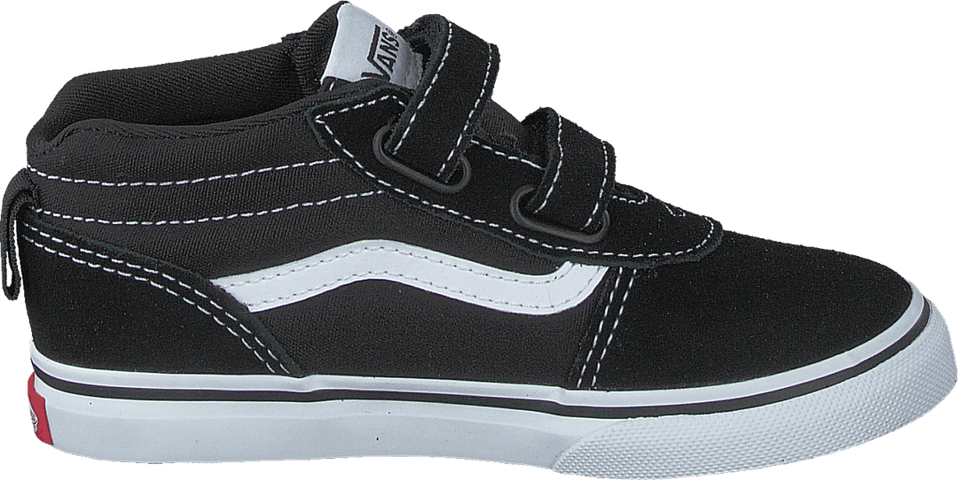 Td Ward Mid V (Wildleder/Leinwand)schwarz/weiß