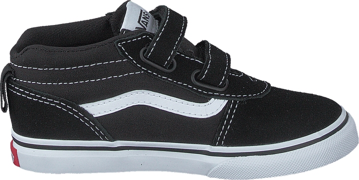 Td Ward Mid V (Wildleder/Leinwand)schwarz/weiß