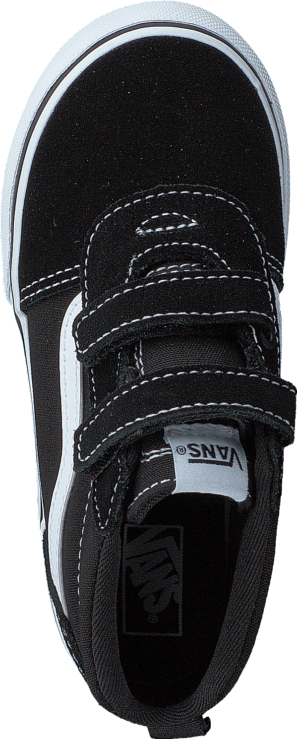 Td Ward Mid V (Wildleder/Leinwand)schwarz/weiß