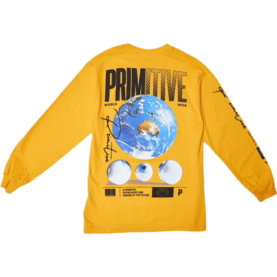 Weltweite Vision L/s Tee Gold