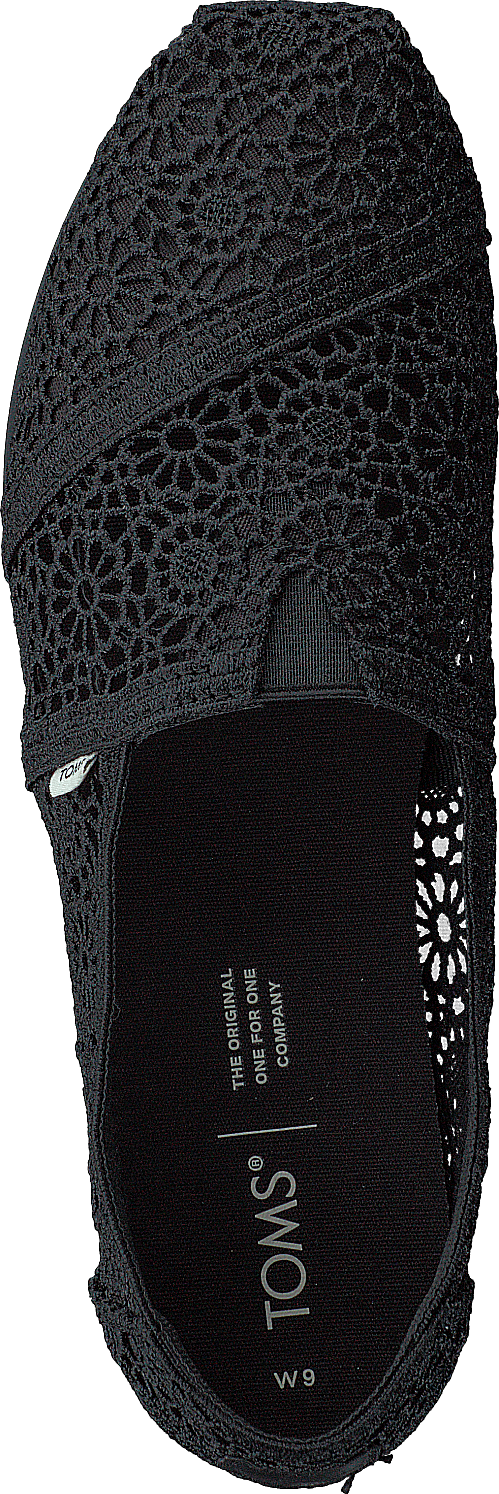 Blk Moroccan Hæklet Wm Alpr E 001 Sort