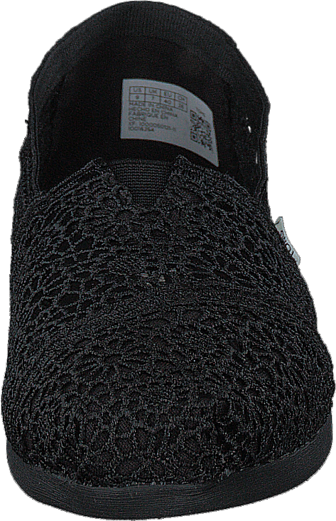 Blk Moroccan Hæklet Wm Alpr E 001 Sort