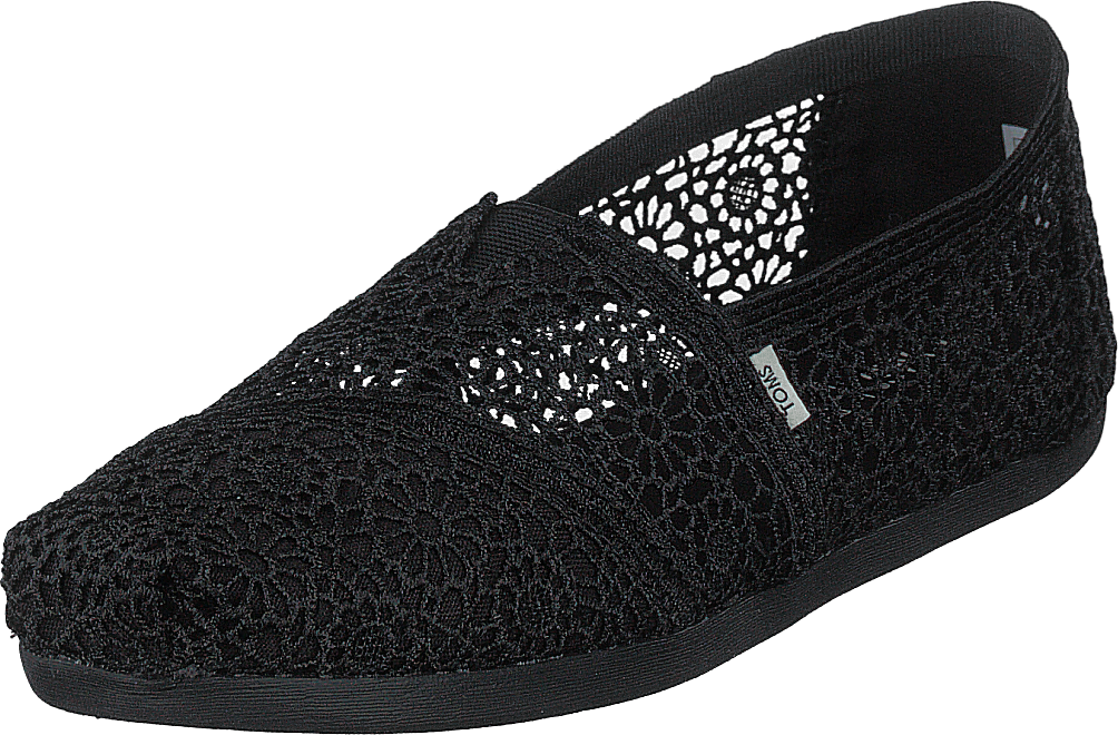 Blk Moroccan Hæklet Wm Alpr E 001 Sort