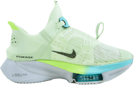 Air Zoom Tempo Next% Flyease W Barely Volt/svart-dynamisk turq