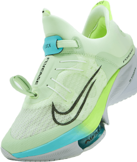 Air Zoom Tempo Next% Flyease W Barely Volt/svart-dynamisk turq