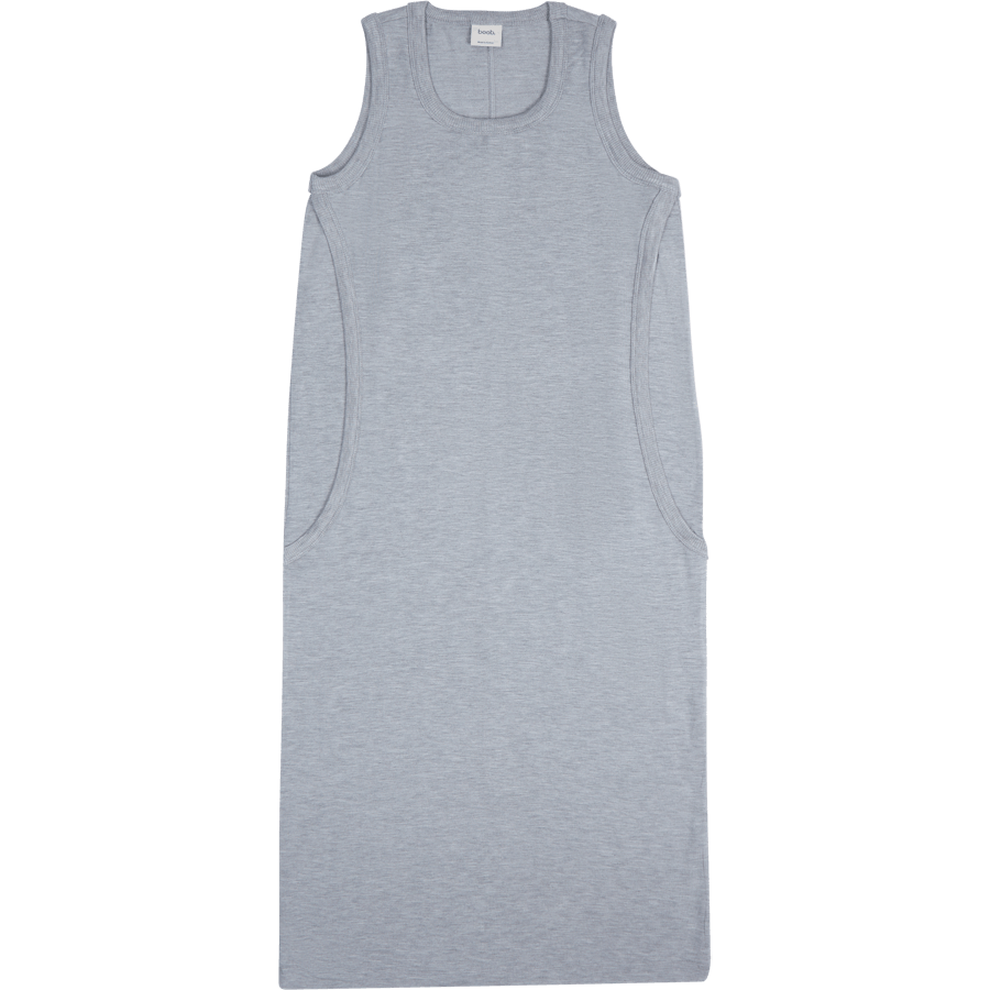Bff S/l Dress Grey Melange