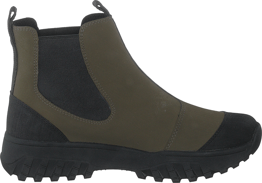 Magda Gummistiefel Dark Olive/Schwarz