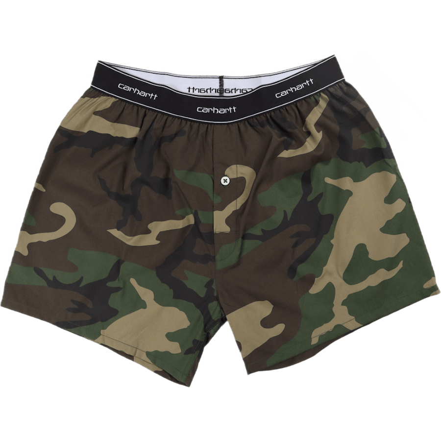 Cotton Script Boxershorts Camo Laurel