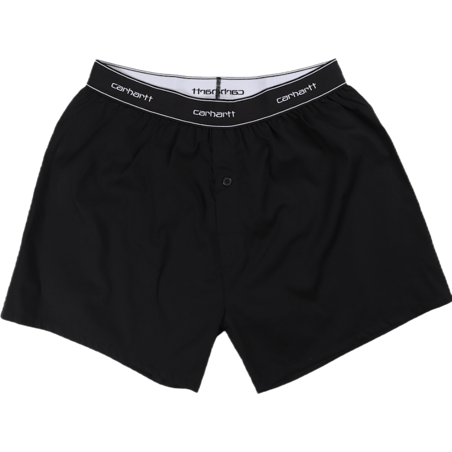 Cotton Script Boxershorts Schwarz