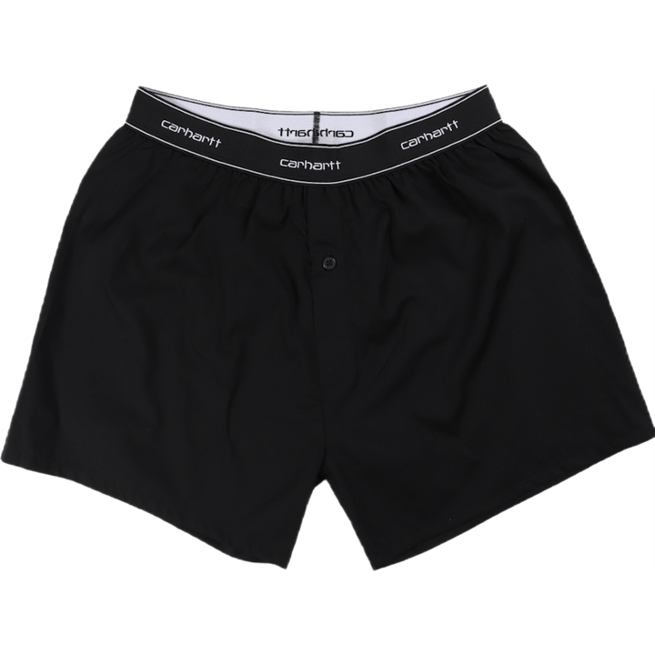 Cotton Script Boxershorts Schwarz