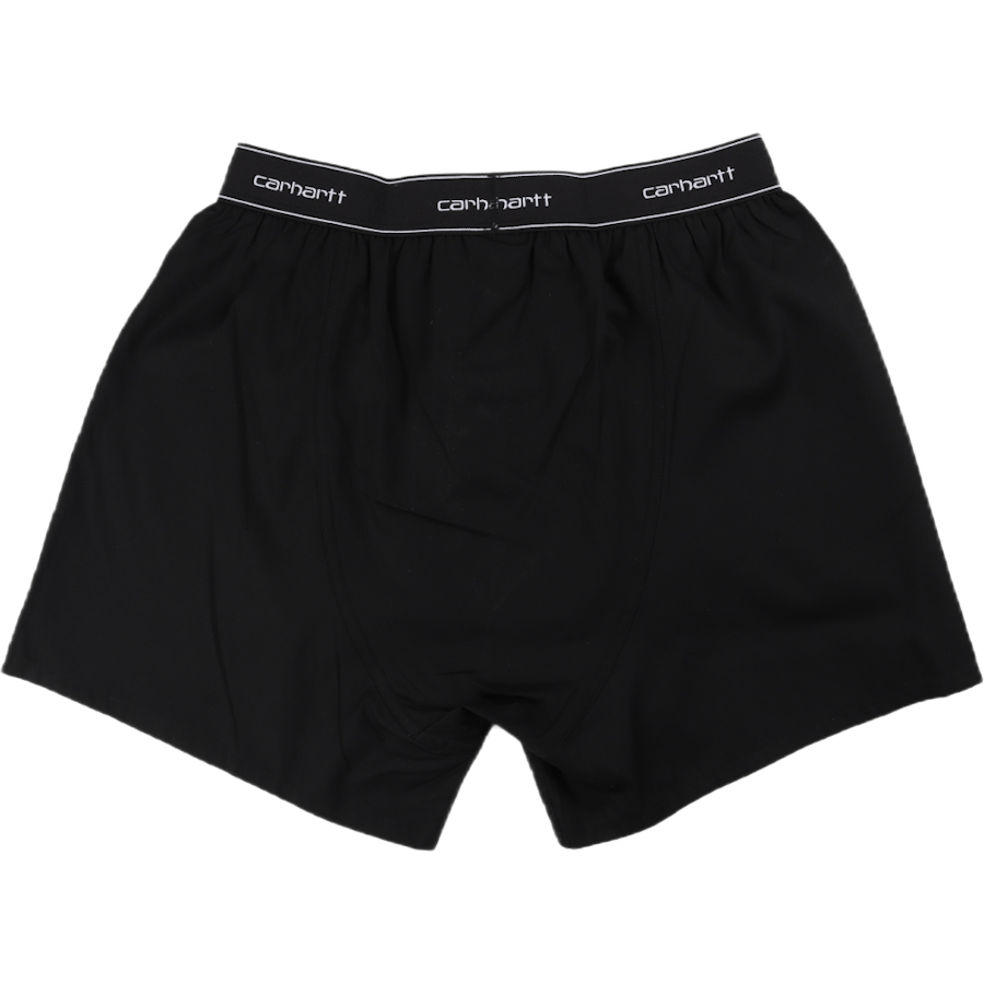 Cotton Script Boxershorts Schwarz
