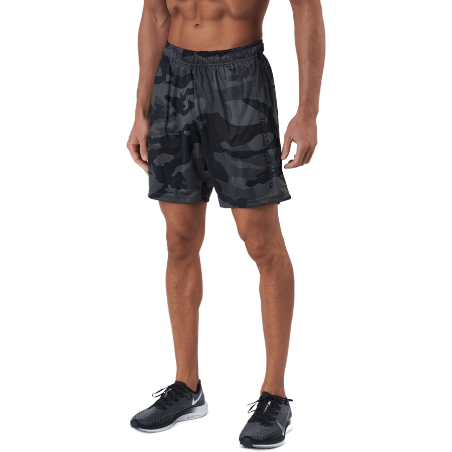 Short ample fonctionnel camouflage foncé