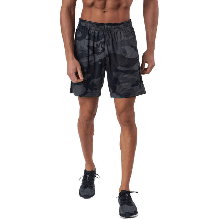 Short ample fonctionnel camouflage foncé