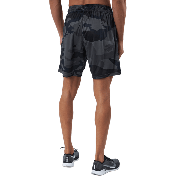 Short ample fonctionnel camouflage foncé