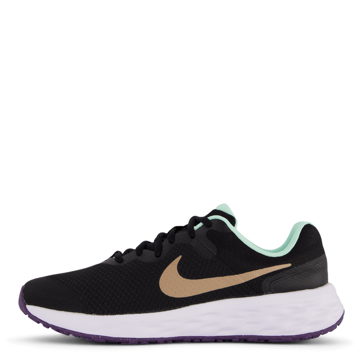 Revolution 6 GS Big kids Black/mtlc Red Bronze-mint Foa