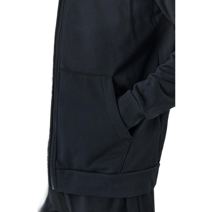 Sweat à capuche d'entraînement zippé Dri-FIT pour homme, noir/blanc