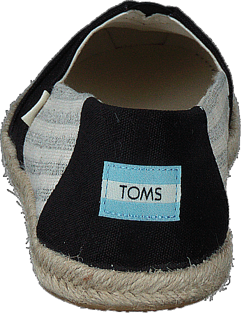 University Stripe Organic Cott Svart