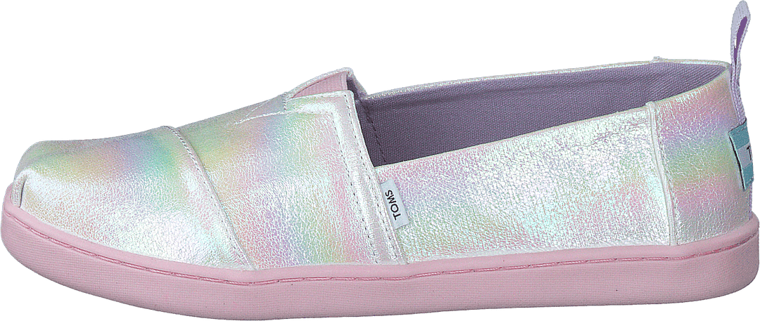 Klassischer schillernder Streifen Weiß