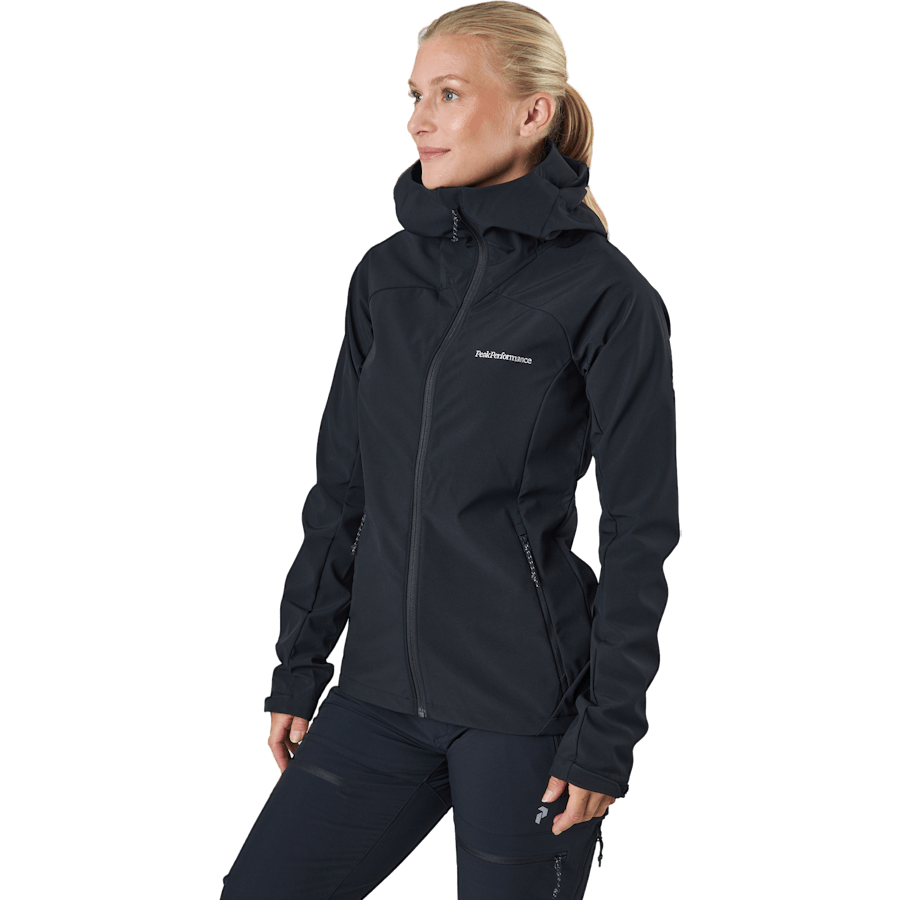 W Explore Hood Jacket Schwarz