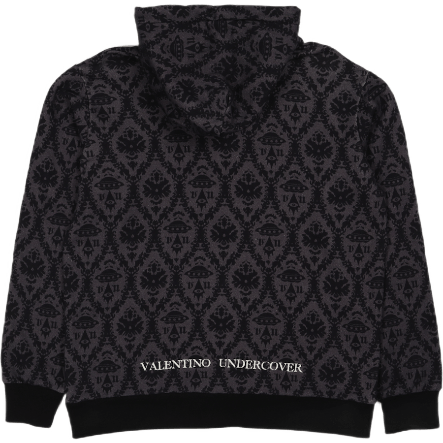 X Valentino Ufo con stampa all over nero