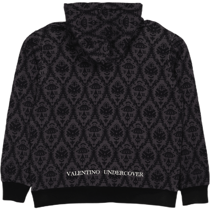 X Valentino Ufo con stampa all over nero