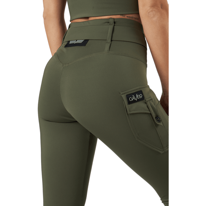 Cargo Leggings Military Green