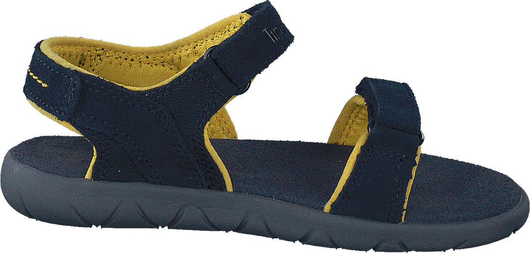 Nubble L/f 2 Strap Sandal Basi Black Iris