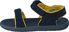 Nubble L/f 2 Strap Sandal Basi Black Iris