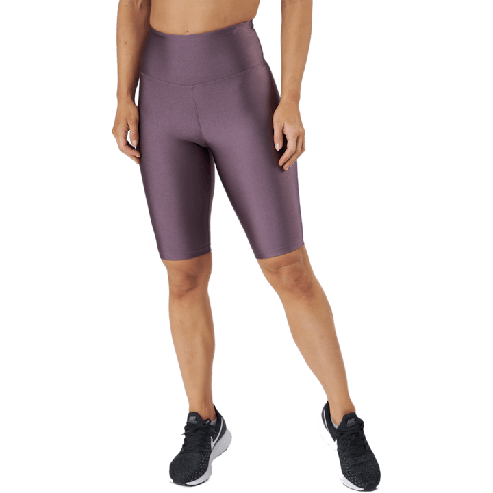 Collants de motard brillants noir prune
