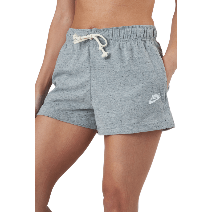Sportswear Gym Vintage Women's Shorts DK GREY HEATHER/WHITE