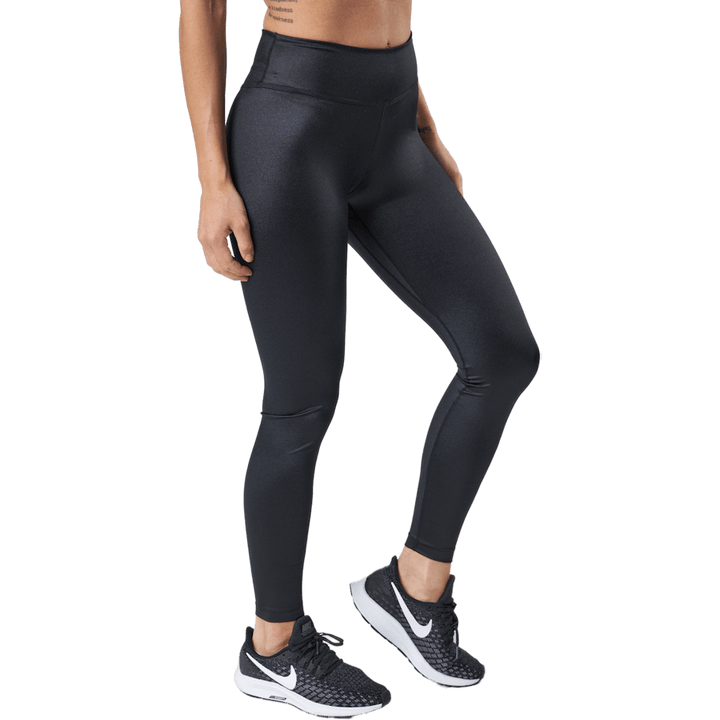 Dri-FIT One Women's Mid-Rise Shine Legging ZWART/WIT