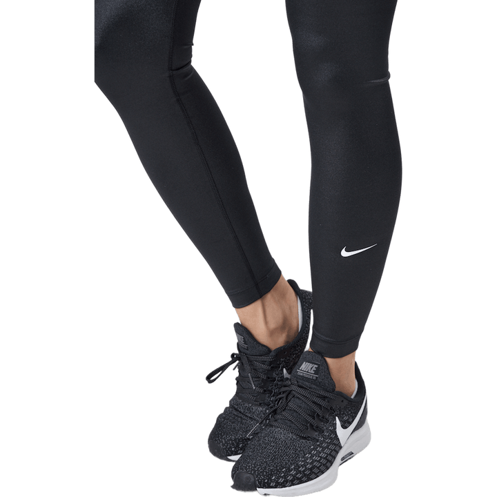 Dri-FIT One Women's Mid-Rise Shine Legging ZWART/WIT
