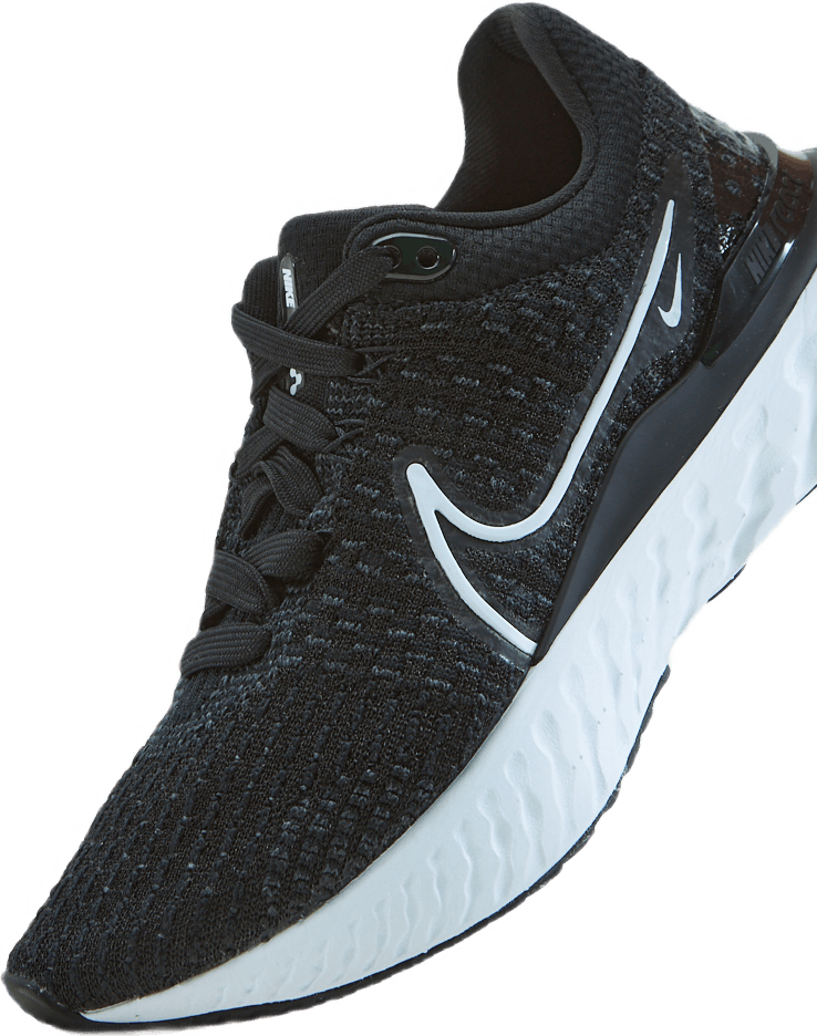 React Infinity Run Flyknit 3 Scarpe da corsa su strada da donna NERO/BIANCO