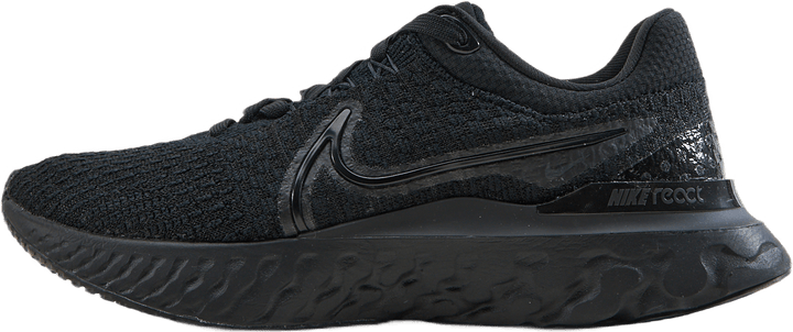Nike React Infinity Run Flykni melns/ melns