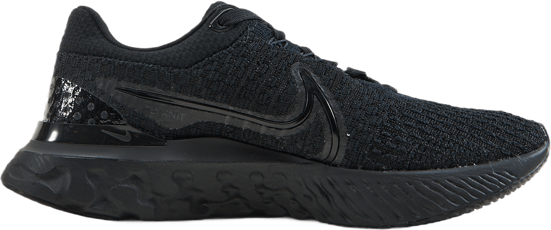Nike React Infinity Run Flykni melns/ melns