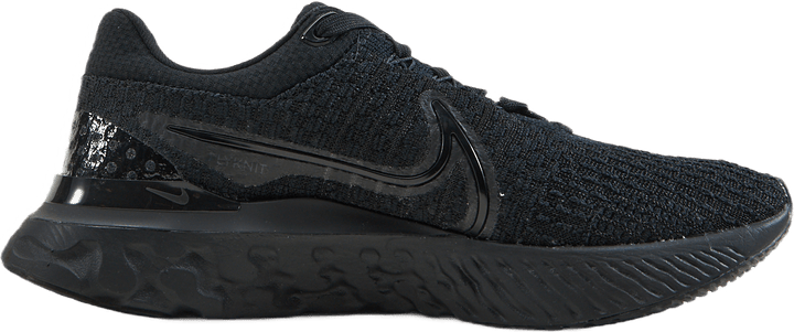 Nike React Infinity Run Flykni melns/ melns