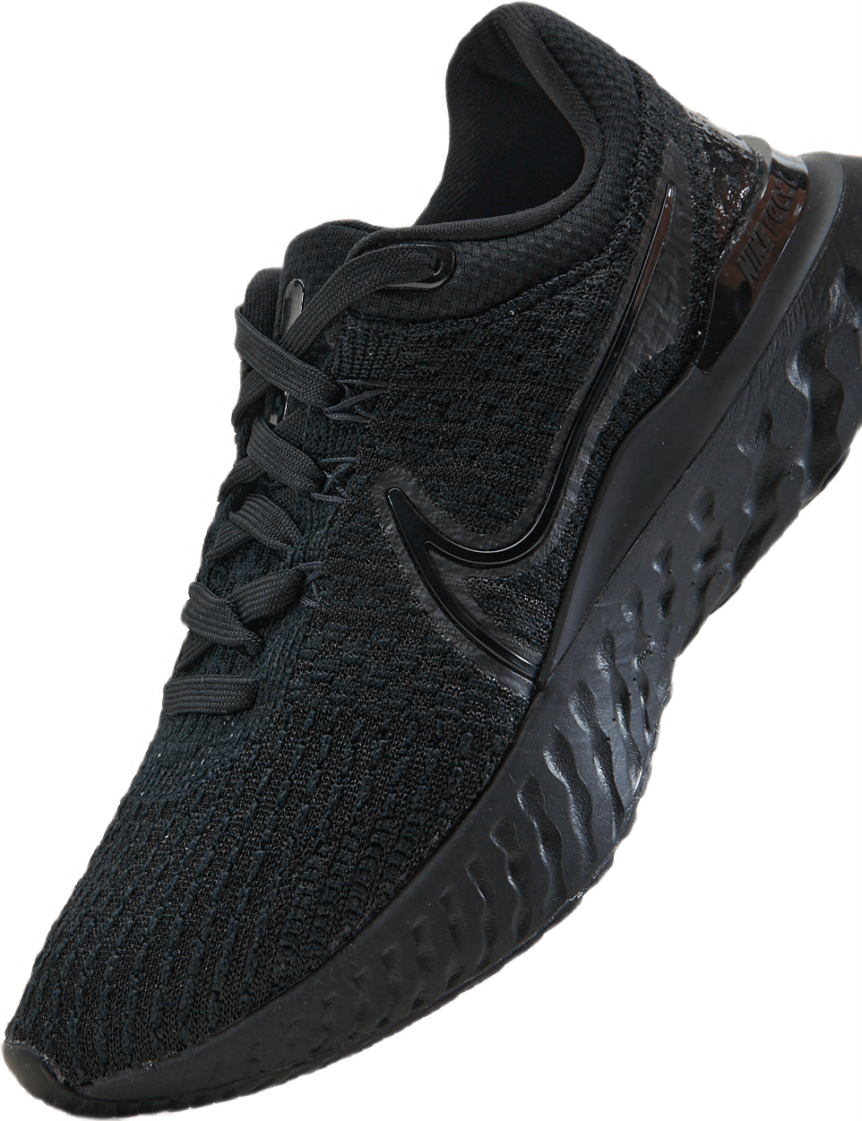 Nike React Infinity Run Flykni melns/ melns