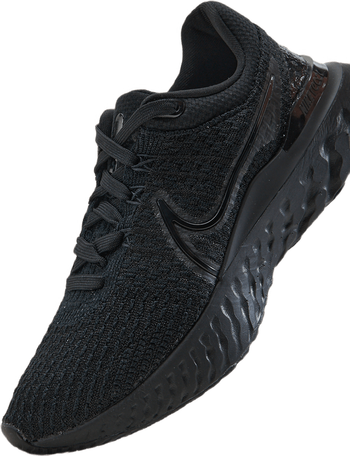 Nike React Infinity Run Flykni melns/ melns
