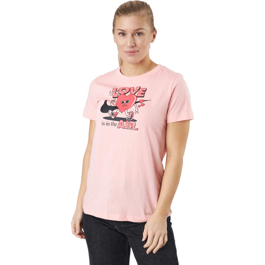 nike sportswear women's short- bleached coral –