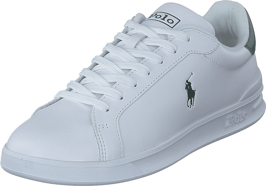 Heritage Court II Leather Sneaker Hvit / College Green PP