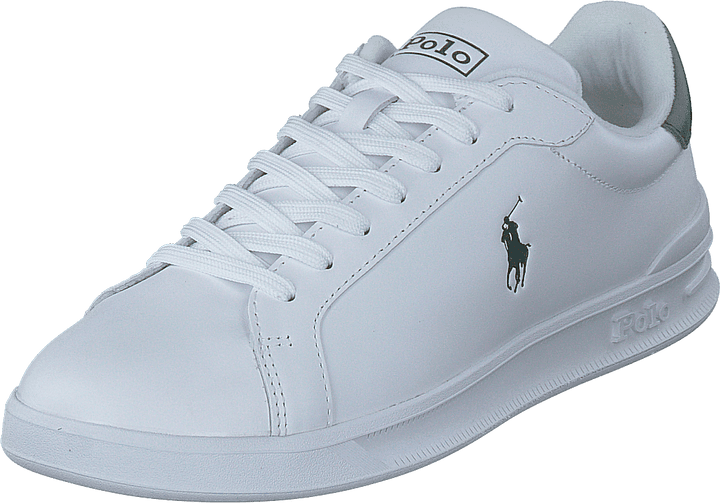 Heritage Court II Leather Sneaker Hvit / College Green PP