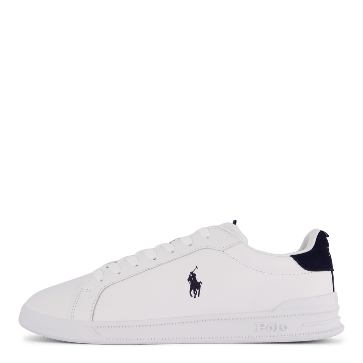 Heritage Court II Leather Sneaker Hvit / Navy / Rød