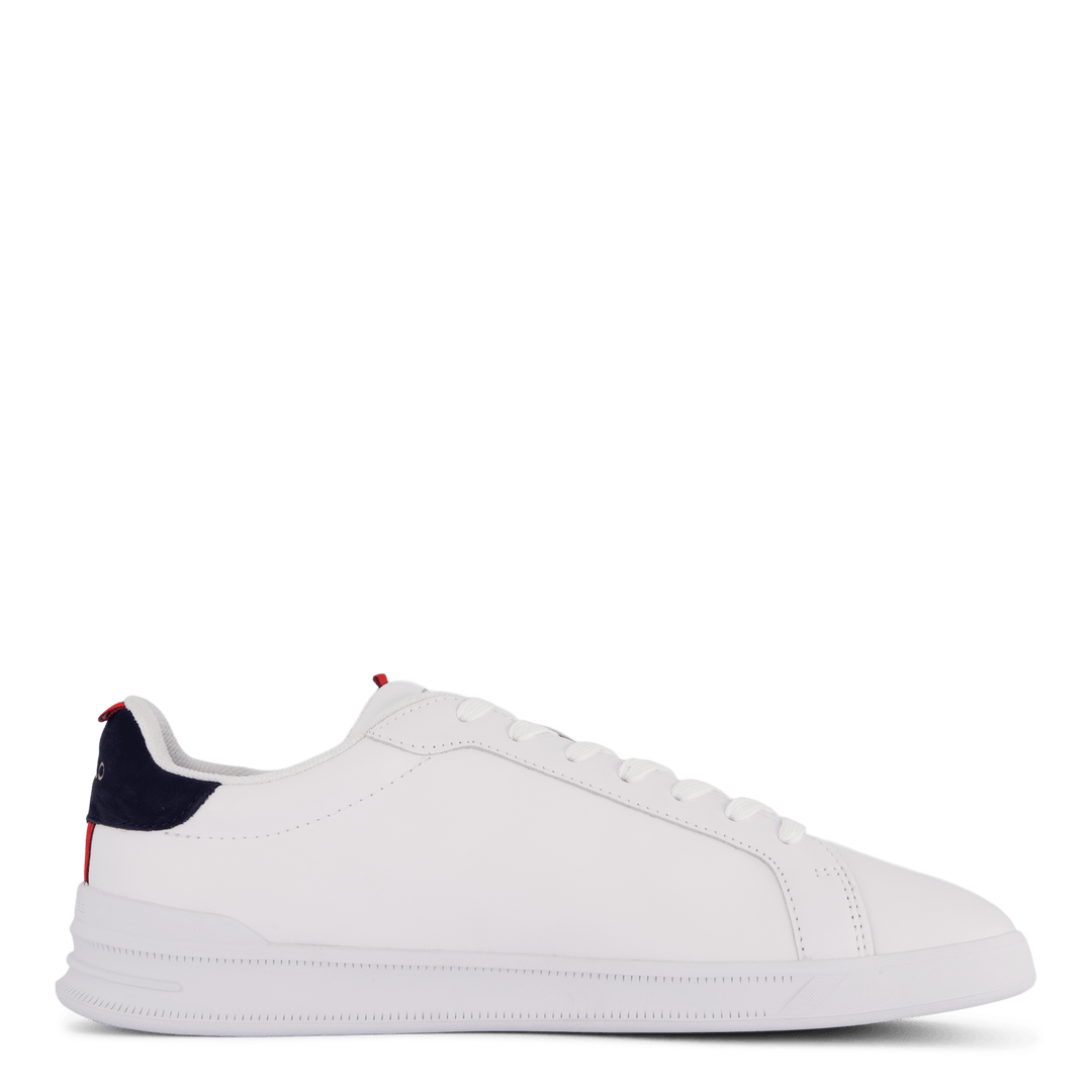 Heritage Court II Leather Sneaker Hvit / Navy / Rød
