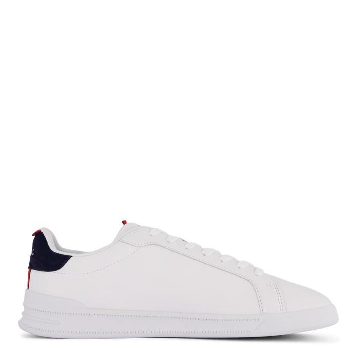 Heritage Court II Leather Sneaker Hvit / Navy / Rød