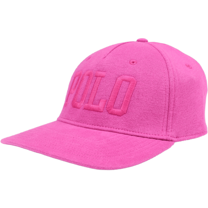 Casquette polaire avec logo rose vif