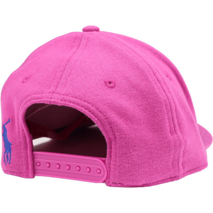 Casquette polaire avec logo rose vif