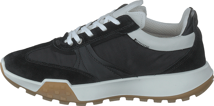 Ecco Retro Sneaker W Zwart/Zwart/Wit