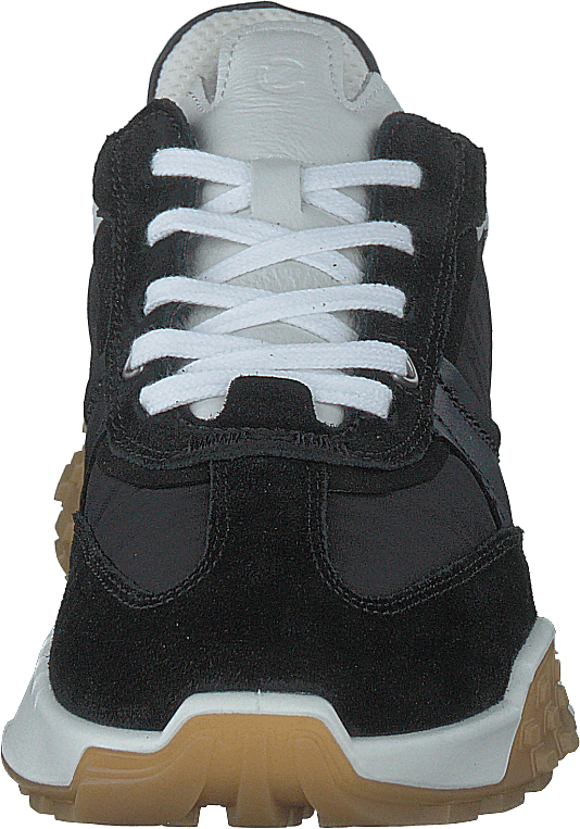 Ecco Retro Sneaker W Zwart/Zwart/Wit