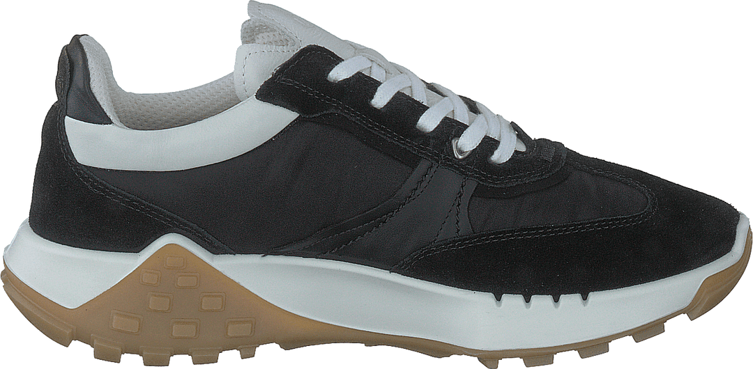 Ecco Retro Sneaker W Zwart/Zwart/Wit