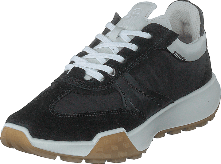 Ecco Retro Sneaker W Zwart/Zwart/Wit